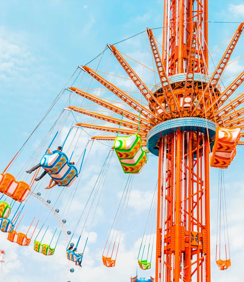 Machines de parc d'attractions