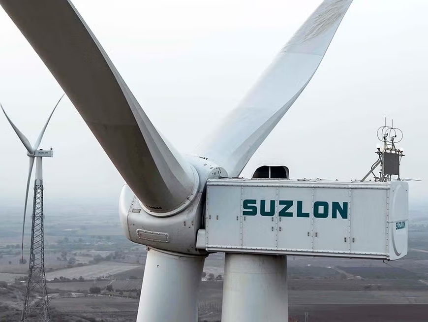Suzlon publie ses r&eacute;sultats financiers et son b&eacute;n&eacute;fice net bondit de 53&nbsp;%